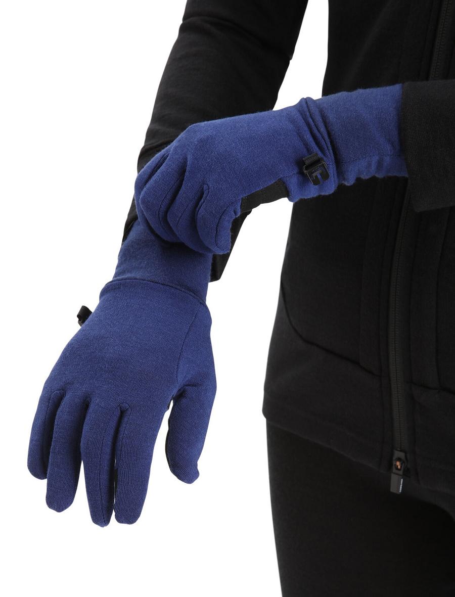 Royal Navy Men's Icebreaker Unisex RealFleece™ Merino Sierra Gloves | USA 1056MQZA